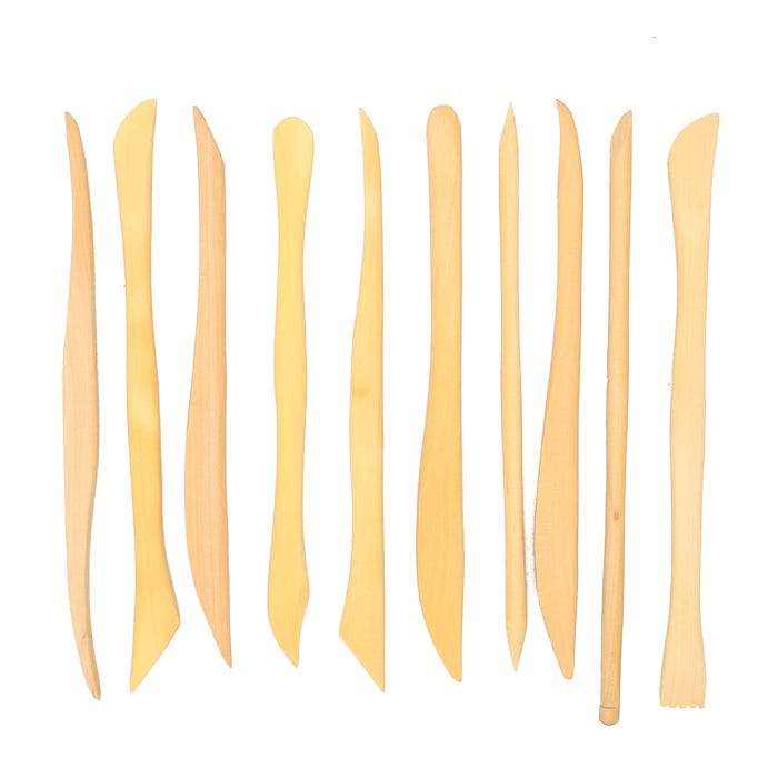 Wooden Clay Tools - Pack of 12 - Edx Education - The Creative Toy Shop