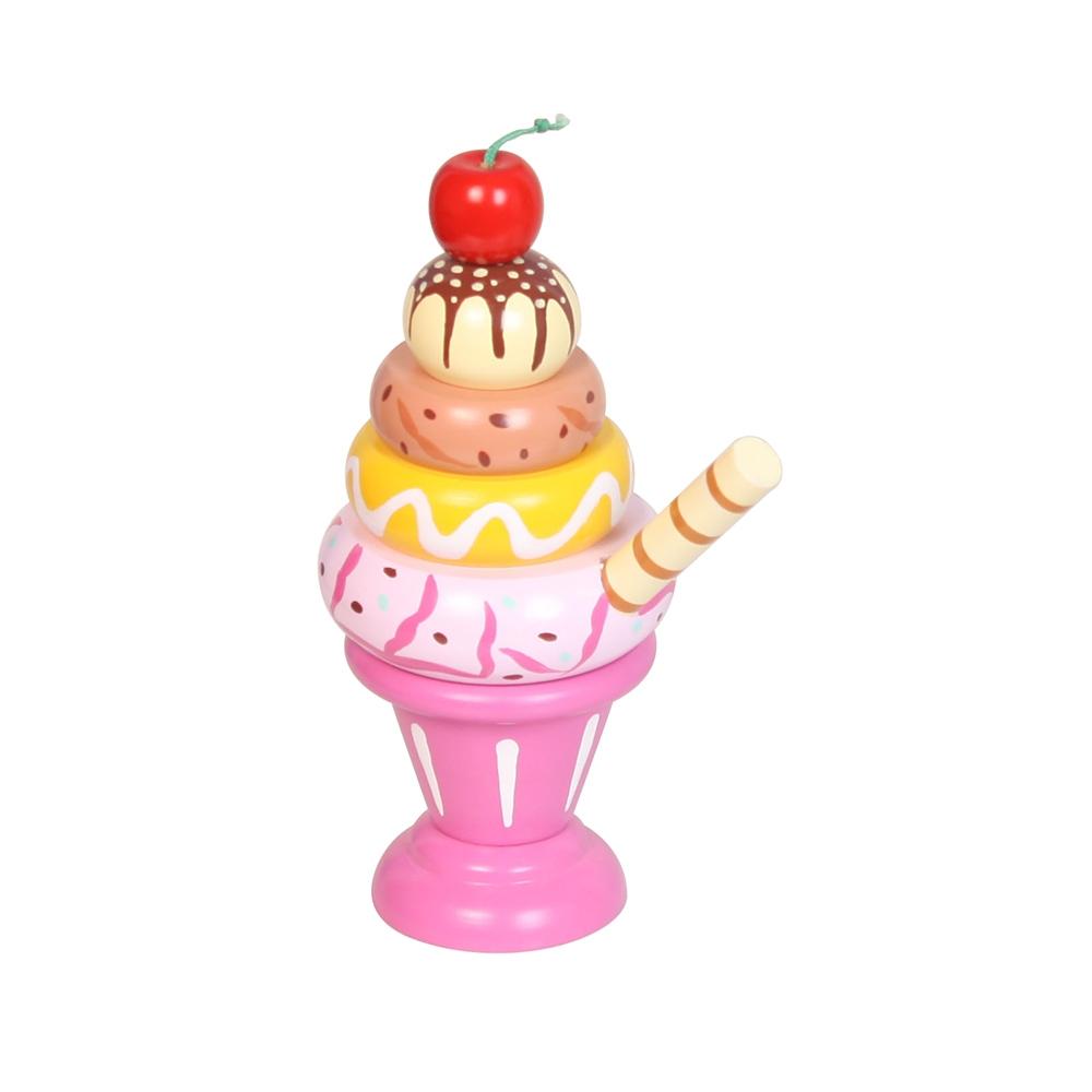 Wooden Ice Cream Stackers - Toyslink - The Creative Toy Shop