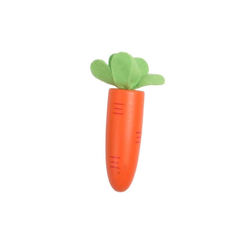 Wooden Individual Fruit and Vegetables - Carrot - Toyslink - The Creative Toy Shop