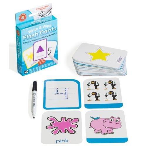 Write & Wipe Flashcards - Educational Colours - The Creative Toy Shop